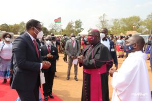 Archbishop Msusa welcomes President Chakwera