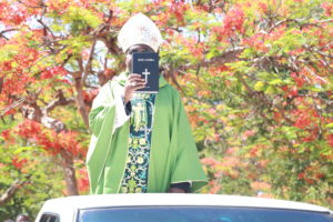 Right Rev Montfort Stima during last year's Launch of Bible Month