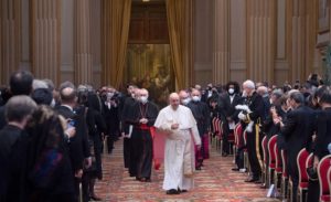 Diplomats Pope Francis Shares Concerns for Humanity
