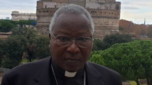 SECAM President Philippe Nakellentuba Cardinal Ouédraogo.