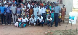Sr Winnie Talli and her team joining group photo with the youth in Agwata Catholic Parish shortly after the training.