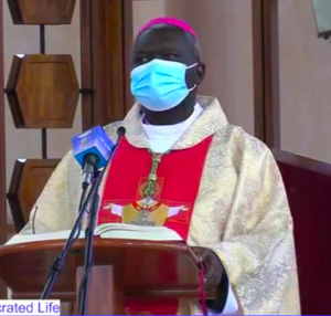 Archbishop Anyolo during World Day of Consecrated Life. Credit; Radio Maria Nairobi