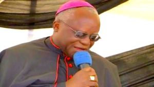 Auxiliary Bishop of the Catholic Diocese of Bukoba, Rt. Rev. Methodius Kilaini,
