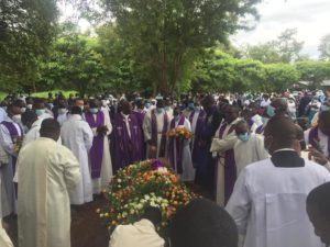 FATHER OLIVER BURIAL