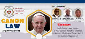 Panelists Canon Law Symposium