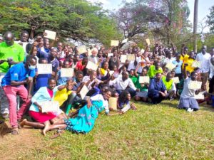 Students at Alito (C&D) training center in group photo on Commissioning day presided over by the Rt Rev Joseph Franzelli