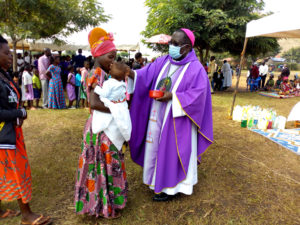 Bishop of the Diocese of Kasese in Uganda, Rt. Rev. Francis Aquirinus Kibira Kambale