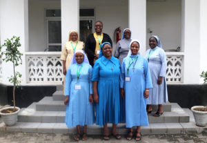 CCC Coordinators from Kenya, Uganda, Zambia and  Malawi together Sisters from the Tanzania Association  of Sisterhood TCAS
