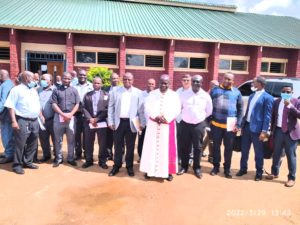 Archbishop Tambala and some Priests for Lilongwe Archdiocese