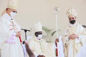 The episcopal ordination and installation of Monze Diocese Bishop Rt. Rev. Raphael Mweempwa
