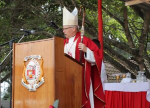 The Apostolic Nuncio to Kenya and South Sudan, Archbishop Hubertus Maria van Megen,