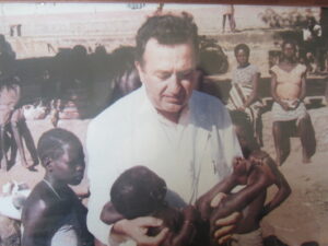 Picture of Fr Dr Joseph Ambrozoli to be beatified at the time of his service as medical doctor at Kalongo hospital in Gulu Arch diocese