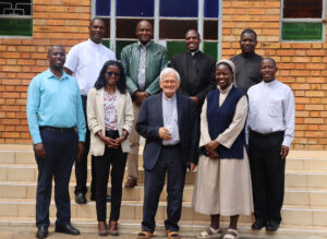 AMECEA Communication Coordinators posse for a photo during annual meeting in Uganda