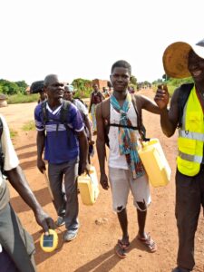 Foot pilgrims from Lira diocese on their journey of Faith to Kalongo