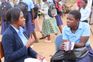 Law Student fromCatholic University of Malawi and students from Chikuli