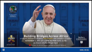Pope meeting Africa youth