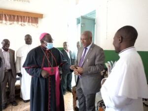 Bishop Kibira and Hon Kabyanga sharing on environment
