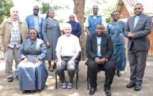 Bishop Ryan and participants in a group photo