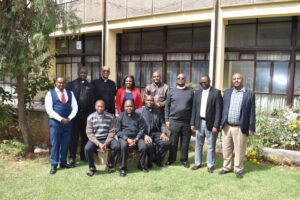 Pastoral coordinators in a meeting in Addis Ababa,