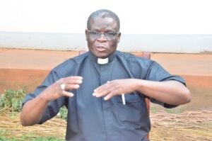 Rt Rev SancRt Rev Sanctus Lino Wanok, the Bishop of Lira be diocese.tus Lino Wanok, the Bishop of Lira be diocese while delivering his 2023 Lenten message to Christians!