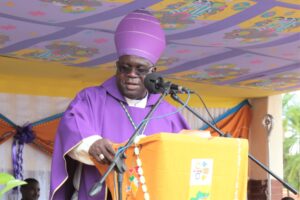 Archbishop Tambala Speaking during the Launch