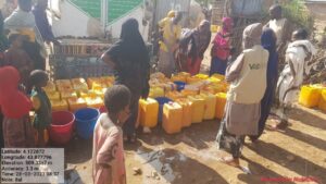 Distribution of water