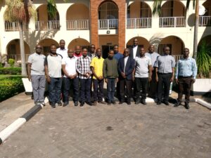 National Coordinators in Zambia together with the AMECEA Social  Communications team.