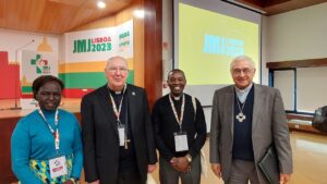 During preparatory meetings in Lisbon. Credit. Fr. Mwova