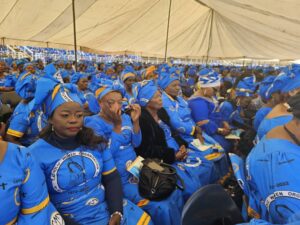 A cross section of CWO participants to the Golden Jubilee Mass at CIVO Stadium