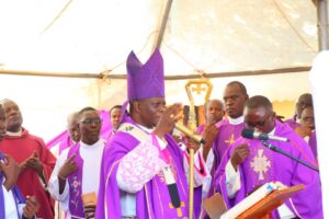 Archbishop Maurice Muhatia of Kisumu Archdiocese. Credit Radio Maria Facebook