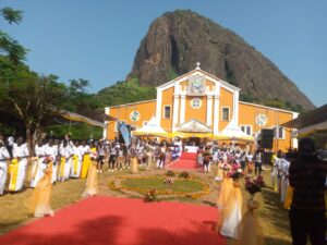 Sacred Heart of Jesus Catholic Church Kalongo, a church where Blessed Ambrosoli spent most of his life.