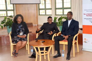Secretary General of SECAM and other delegates during press release