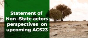 Africa Climate Summit – Non-State Actors Steering Committee