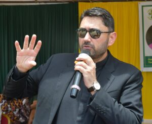 Photo Charge' de’ Affaires of the Apostolic Nunciature of Vatican, Monsignor Ionut Paul