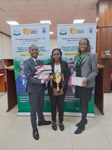 Picture of the two students - Kenson Mutethia and Jacinta Waititu