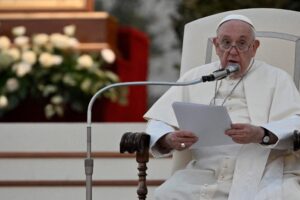Pope Francis at Ecumenical prayer