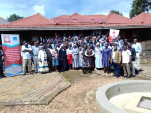CARITAS TEAM WITH STAKEHOLDERS AT KANUNGU RESORT