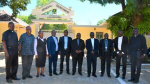 Cardinal of South Sudan with Members of AMECEA at Bishops' Conference, Juba