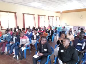 Cross section of youth participants listening attentively the session