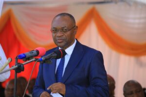 HON RAPHAEL MAGAZI DELIVERING THE PRESIDENTS MESSAGE