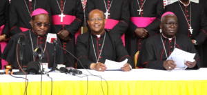 Kenyan Prelates Taking Questions at a Press Conference