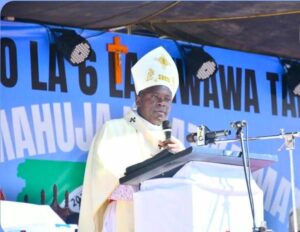 Archbishop of the Catholic Archdiocese of Mbeya, Archbishop Gervas Nyaisonga