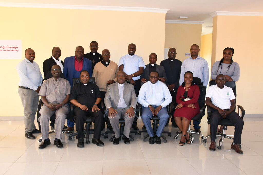 Delegates who attended the three day’s sensitization and consultation forum on safeguarding at the Catholic Secretariat, Lilongwe, Malawi.