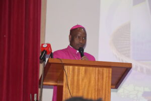 Bishop Wallace Ng’ang’a Gachihi, the chairman of the Commission for Social Communications of the Kenya Conference of Catholic Bishops (KCCB)