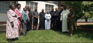 MSGR LANDUS WITH THE COMMITTEE MEMBERS