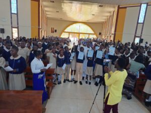 children in church