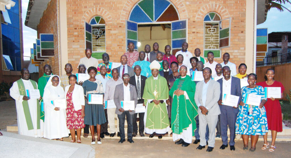 After the Closing Mass with Archbishop Kasujja