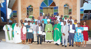 After the Closing Mass with Archbishop Kasujja