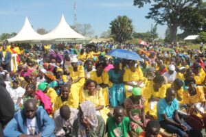 Christians from Arua during Eucharistic celebration at Lodonga Minor Basilica, Credit-Diocese of Arua