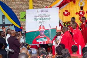 BISHOP KIBIRA LAUNCHING ONLINE CATHOLIC CHURCH DIOCESE OF KASESE